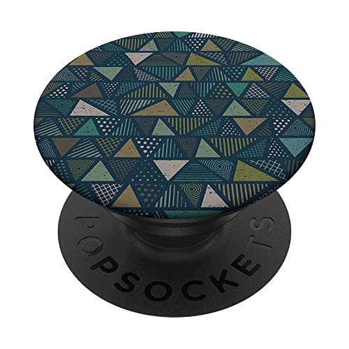 Geometrisches dreieckiges ethnisches mehrfarbiges Muster im Vintage-Stil PopSockets mit austauschbarem PopGrip Geometrisches dreieckiges ethnisches mehrfarbiges Muster im Vintage-Stil PopSockets mit austauschbarem PopGrip von InterestingColorfulPop