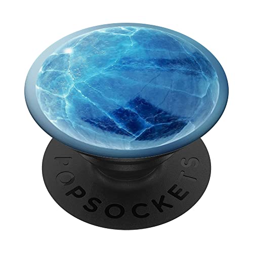 Ice Blue Ocean Aquarell-Druckmuster PopSockets mit austauschbarem PopGrip Ice Blue Ocean Aquarell-Druckmuster PopSockets mit austauschbarem PopGrip von InterestingColorfulPop