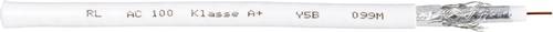 Interkabel AC 100-1 Koaxialkabel Außen-Durchmesser: 6.90mm 75Ω 120 dB Weiß Meterware von Interkabel