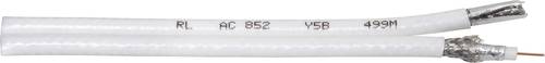 Interkabel AC 852-1 Koaxialkabel 75Ω 105 dB Weiß Meterware von Interkabel