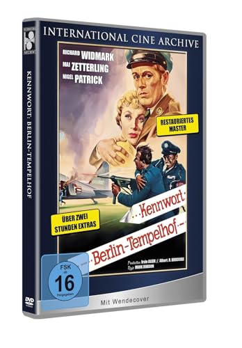 Kennwort: Berlin-Tempelhof (1955) - Deutsche DVD-Premiere - Über 2 Stunden Extras - Mit Richard Widmark - Restauriertes Master von International Cine Archive