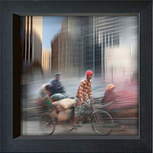 Gerahmte Postkarte - MAÏLO/M-L VAREILLES - ''Impressions urbaines I'' - 16 x 16 cm - schwarzer Rahmen Gerahmte Postkarte - MAÏLO/M-L VAREILLES - ''Impressions urbaines I'' - 16 x 16 cm - schwarzer Rahmen von International Graphics