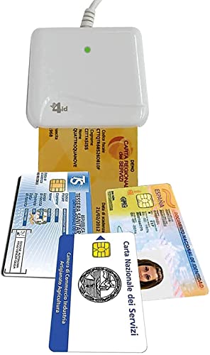 Bit4id miniLector Evo USB 2.0 Kartenleser für digitale Signaturen, Lesen von Gesundheitskarten, SPID-Erstellung, Zugriff auf Websites der öffentlichen Verwaltung von Internavigare - soluzioni informatiche