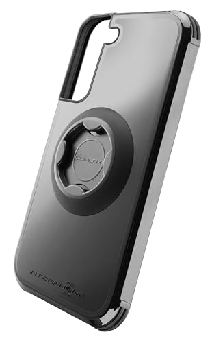 INTERPHONE Modulares Quiklox-System, Motorrad-Handyhalterung, Schutzhülle für Samsung S23 Plus für Lenker oder Spiegel Quiklox, Schnellverschluss von Interphone