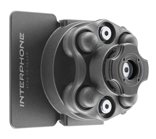 INTERPHONE - QUIKLOX Halterung kompatibel mit BMW Navigationsanschluss - Integrierter Vibrationsschutz, 2 USB-Anschlüsse (A und C) - Wasserdicht IP66 - Kompatibel mit QUIKLOX Hüllen - Modulares System von Interphone