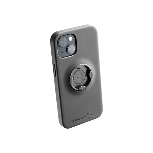 INTERPHONE - Spezielle iPhone 14-Hülle für Quiklox-Lenker - QUIKLOX Modular System - Motorrad Handyhalter - oder Spiegelbefestigungen – Schnellverschlusshaken von Interphone