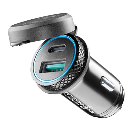 INTERPHONE Cellularline ACC2USB | 2 USB-Adapter Für Din-Buchse – Typ-A Und Typ-C-Zigarettenanzünder-Adapter INTERPHONE Cellularline ACC2USB | 2 USB-Adapter Für Din-Buchse – Typ-A Und Typ-C-Zigarettenanzünder-Adapter von Interphone