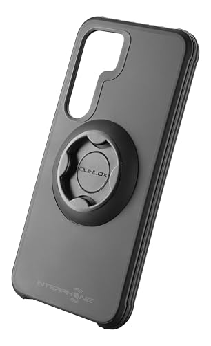 Interphone QUIKLOX – Tetraforce-Hülle für Samsung S24 Ultra für Motorrad-, Auto- oder Fahrradbefestigungen. Quiklox-Reihe – Stützabdeckung für Motorrad-Handyhalterung – QUIKLOX-Modulsystem von Interphone
