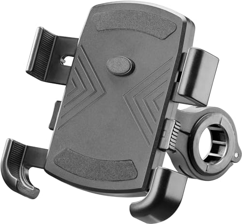 INTERPHONE | SMMOTOCRAB23 | Handyhalterung für Motorräder - Universelle Smartphonehalterung für Lenkervorbauten von 12 bis 30 mm - Einfach und sicher von Interphone