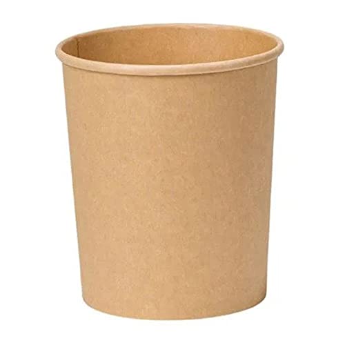 Intertan QSX975 Kraftpapier Runder Suppenbehälter, 32oz Kapazität, 11.5cm Durchmesser, 13cm Höhe, 50 Stück von Intertan -1922-