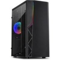 Inter-Tech B-02RGB Gaming Tower ATX/MicroATX Gehäuse Schwarz von Inter-Tech