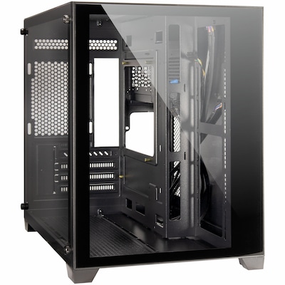 Inter-Tech C-501 Aspect Gaming Gehäuse, Tempered Glass, Schwarz von Intertech