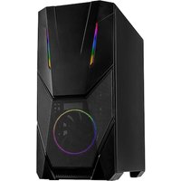 Inter-Tech IT-3303 Hornet Midi Tower ATX RGB Gaming Gehäuse mit Seitenfenster von Inter-Tech