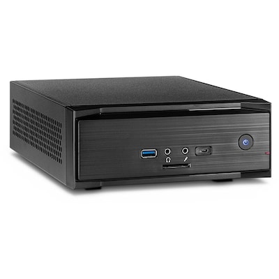 Inter-Tech MW-01 II Gehäuse Mini-ITX, USB 3.0 (Typ A+C) schwarz, Cardreader von Inter-Tech