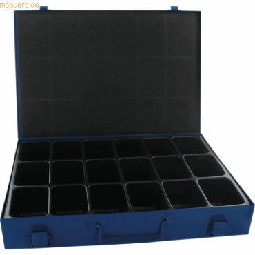 Intertech Sortimentskasten Blech 18 Fächer 340x240x50mm Schaumstoffpol Intertech Sortimentskasten Blech 18 Fächer 340x240x50mm Schaumstoffpol von Intertech