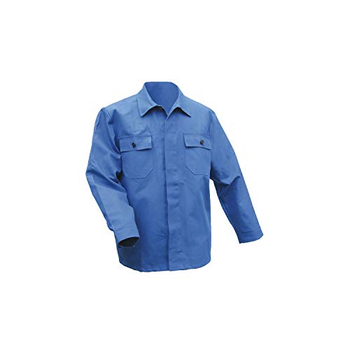 Jacke Standard kornblau Gr.46 100% Baumwolle von Intertex
