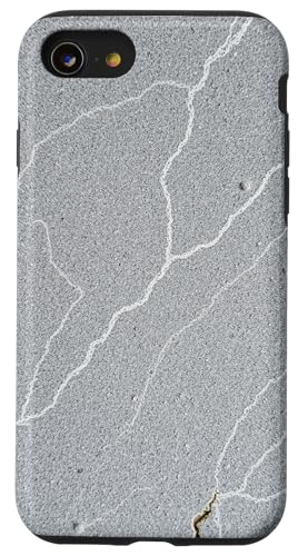 Arid Landschaft Hintergrund Design Hülle für iPhone SE (2020) / 7 / 8 von Interwoven Cracks Background