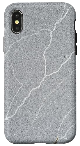 Arid Landschaft Hintergrund Design Hülle für iPhone X/XS von Interwoven Cracks Background