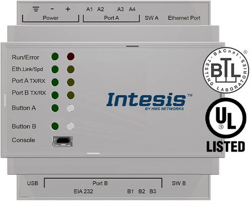 Intesis INBACMEB0100000 M-BUS Gateway 1St. von Intesis