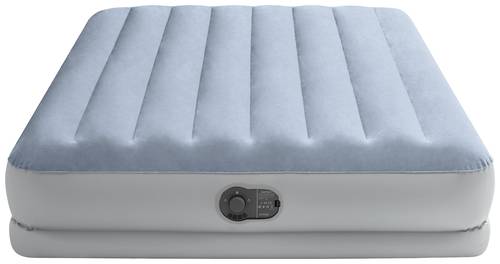 Intex 64159 QUEEN DURA-BEAM COMFORT AIRBED W/FASTFILL USB PUMP Blau-Grau von Intex