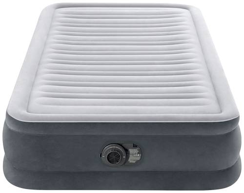 Intex 67766ND TWIN COMFORT-PLUSH AIRBED WITH FIBER-TECH RP (w/220-240V Internal Pump) Grau von Intex