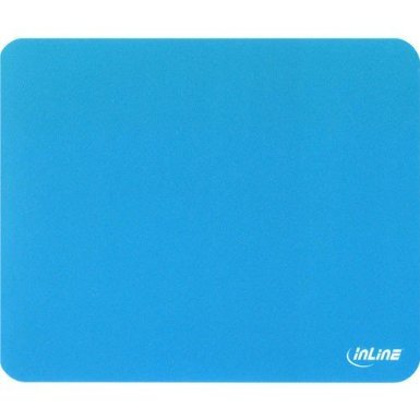 InLine Maus-Pad antimikrobiell ultradünn 220x180x0,4mm blau von Intos