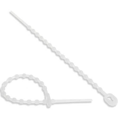 Inline® Kabelbinder Kugelbinder Natur, Länge 150mm, 100 Stück von Intos