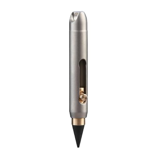 Mini-Stift aus Titanlegierung – Tragbarer Schlüsselanhänger, löschbares Schreibwerkzeug für reibungsloses Schreiben, ideal für unterwegs von Introti