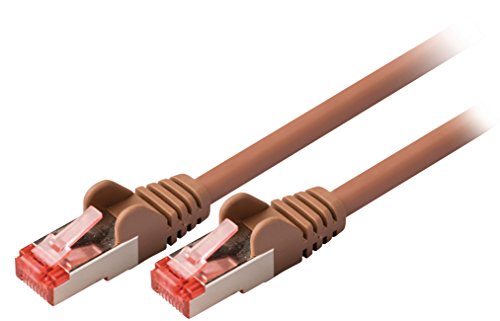 Invero Master Cat 6 Netzwerk Kabel Braun Braun 0,5 m von Invero