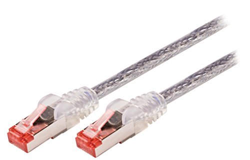 Invero Master Cat 6 Netzwerk Kabel Transparent Farblos 0,5 m von Invero