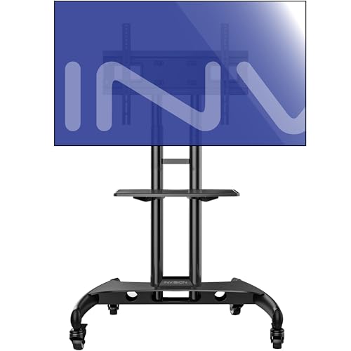 Invision Mobiler TV Ständer Fernsehwagen für 32-75 Zoll HDR LED & LCD Bildschirme von Invision