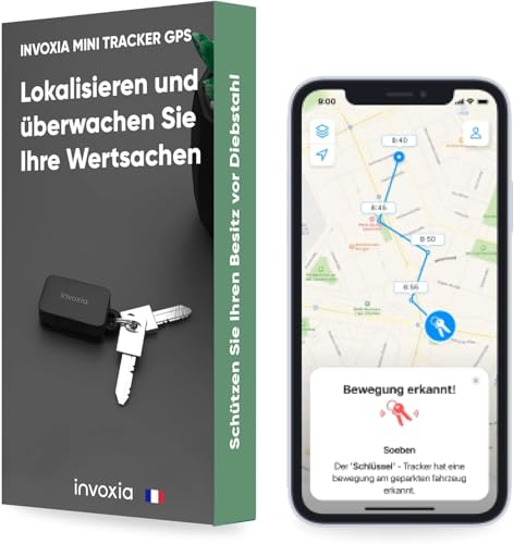 Invoxia Mini-GPS-Tracker - Wasserdichter GPS-Tracker mit Echtzeit-Diebstahlalarm - bis zu 3 Monate Akkulaufzeit - inklusive 3-Jahres-Abo- klein und leicht - Diebstahlschutz für Schlüssel, Boot Invoxia Mini-GPS-Tracker - Wasserdichter GPS-Tracker mit Echtzeit-Diebstahlalarm - bis zu 3 Monate Akkulaufzeit - inklusive 3-Jahres-Abo- klein und leicht - Diebstahlschutz für Schlüssel, Boot von Invoxia