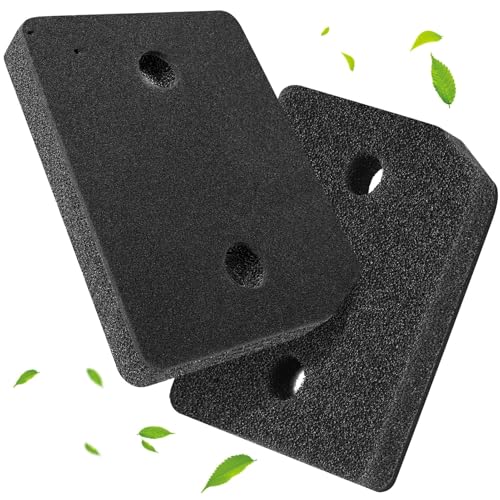 Inwee 2 Stück Filter für Miele T1 Trockner 9164761 Wärmepumpentrockner, Trockner Schaumstoffersatzfilter 210 x 158 x 32 mm, Filtermatte Wäschetrockner Sockelfilter Zubehörset von Inwee