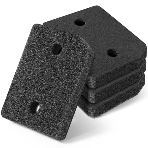 Inwee 4 Stück Filter für Miele T1 9164761 Trockner Wärmepumpentrockner Fein-Grob, Trockner Schaumstoffersatzfilter 210 x 158 x 32 mm, Schwammfilter Kondenstrockner Fusselfilter Schaumfilter Sponge von Inwee