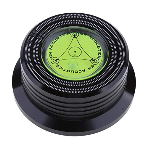 50/60 Hz Aluminium Plattengewicht LP Disc Stabilisator Plattenspieler Klemme Stabilisator Stroboskop Gradienter schwarz 50/60 Hz Aluminium Plattengewicht LP Disc Stabilisator Plattenspieler Klemme Stabilisator Stroboskop Gradienter schwarz von Inzopo