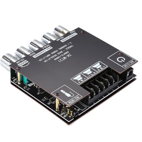 Iouyjiu Audio-Verstärkermodul, Stereo-Verstärkerkarte, 2.1 Kanäle, Subwoofer 100 W mit kabellosem Empfänger für Outdoor-Events, Heimstudio, Theater und Heimgebrauch Iouyjiu Audio-Verstärkermodul, Stereo-Verstärkerkarte, 2.1 Kanäle, Subwoofer 100 W mit kabellosem Empfänger für Outdoor-Events, Heimstudio, Theater und Heimgebrauch von Iouyjiu