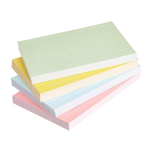 Iouyjiu Lernkarten Zum Effektiven Lernen | 10x15 cm Liniert Notizkarten - Linierte Karteikarten für Unterricht Prüfungsvorbereitung Organisation Basteln Journaling Planung Ideenfindung Iouyjiu Lernkarten Zum Effektiven Lernen | 10x15 cm Liniert Notizkarten - Linierte Karteikarten für Unterricht Prüfungsvorbereitung Organisation Basteln Journaling Planung Ideenfindung von Iouyjiu