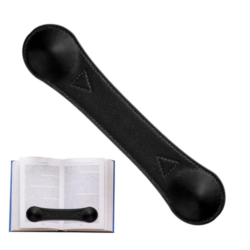 Iouyjiu Magnetic Bookmarks, PU Leather Holder, Portable Book Opener, Reading Stand Stylish Design Perfect for Book Lovers, Writers and Authors, 9.45x2.1 7inch von Iouyjiu