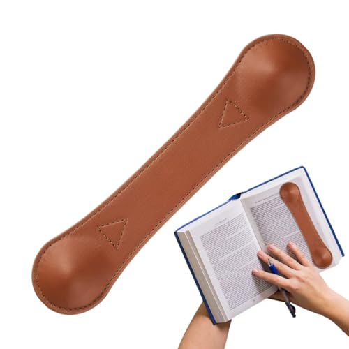 Iouyjiu Magnetic Bookmarks, PU Leather Holder, Portable Book Opener, Reading Stand Stylish Design Perfect for Book Lovers, Writers and Authors, 9.45x2.1 7inch von Iouyjiu