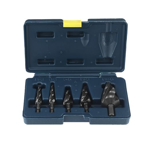 Iouyjiu Stufenbohrer, Stufenbohrer-Set für Metall, HSS Stufenbohrer Für Bohrungen In Aluminium Edelstahl PP Holz Iouyjiu Stufenbohrer, Stufenbohrer-Set für Metall, HSS Stufenbohrer Für Bohrungen In Aluminium Edelstahl PP Holz von Iouyjiu