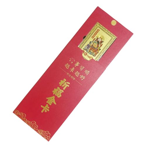 Iouyjiu Traditional Tai Sui Card, 2025 Feng Shui Card, Tai Sui Gold Amulet, Tai Sui Wallet Card, Year of Tai Sui 2025 prayer ornament card featuring traditional Feng Shui symbols to attract luck von Iouyjiu