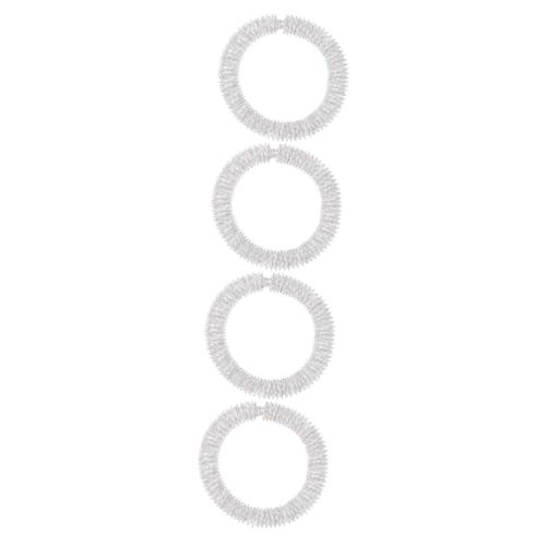 Ipetboom 4 Stück Metall Ring gelenkschmerzen wrist support fleab Handmassagering stachelige sensorische Armbänder Akupressur-Massagegeräte Chinesischer Massagering für das Handgelenk Silver Ipetboom 4 Stück Metall Ring gelenkschmerzen wrist support fleab Handmassagering stachelige sensorische Armbänder Akupressur-Massagegeräte Chinesischer Massagering für das Handgelenk Silver von Ipetboom