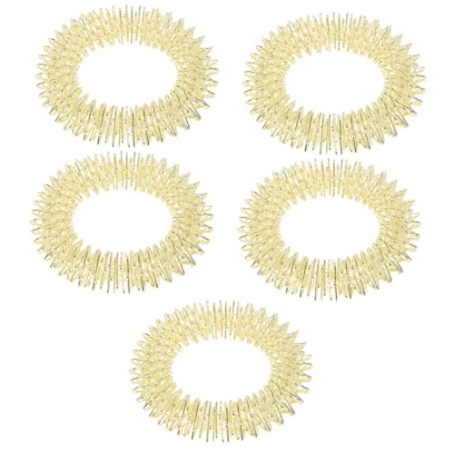 Ipetboom Akupressur Armband: 5St Akupressur-Massagegeräte sensorisches Spielzeug stacheliges sensorisches Armband gesundheitsarmband fingermassageringe armbänder Handgelverband Metall Ring Massagering Ipetboom Akupressur Armband: 5St Akupressur-Massagegeräte sensorisches Spielzeug stacheliges sensorisches Armband gesundheitsarmband fingermassageringe armbänder Handgelverband Metall Ring Massagering von Ipetboom