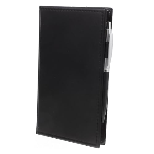 Ipetboom Notizblock in Business-Qualität merkzettel Farbige Notizzettel College-Grundlagen Notiz-Organizer Klemmbretthalter Taschennotizbuch mit Stift Notizen-Organizer Legierung Black von Ipetboom
