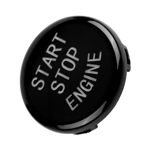 Abdeckung des Zündschalters für Startknopf -Engine, Hochwertige ABS, mit und Ton, für E -Scheibe Unten (Schwarz (e-chassis)) von Irfora