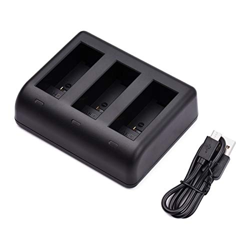 Irfora Action-Kamera-Akku-Ladegerät, 3-Slot-Schnellladung mit Micro-USB- und Typ-C-Eingang, Ersatz für GoPro Hero 9 10 Akkus Irfora Action-Kamera-Akku-Ladegerät, 3-Slot-Schnellladung mit Micro-USB- und Typ-C-Eingang, Ersatz für GoPro Hero 9 10 Akkus von Irfora