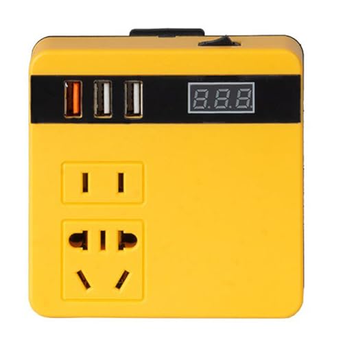 Irfora 120 W Lithium-Batterie-Wechselrichter, Multifunktions-Lithium-Werkzeuge, Batterie-Wechselrichter, 21 V bis 220 VAC Wechselrichter, zweimotoriger intelligenter Wechselrichter mit Mehreren von Irfora