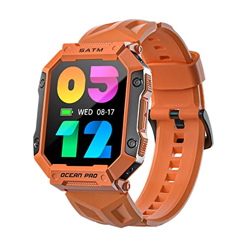 Irfora Ocean PRO Smart-Armband Sportuhr 1,85-Zoll-TFT-LED-FullTouchsn Fitness-Tracker IP68 Wasserdichtes Scaf-/Herzfrequenz-/Blutdruckmessgerät Mehrere Sportmodi Benachrichtigung/Anruf/Sitzende Irfora Ocean PRO Smart-Armband Sportuhr 1,85-Zoll-TFT-LED-FullTouchsn Fitness-Tracker IP68 Wasserdichtes Scaf-/Herzfrequenz-/Blutdruckmessgerät Mehrere Sportmodi Benachrichtigung/Anruf/Sitzende von Irfora