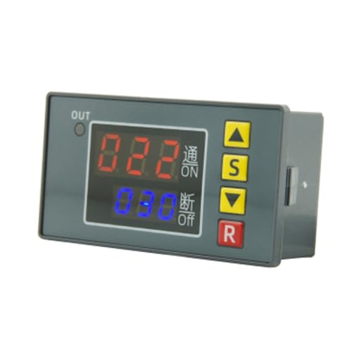 Irfora T3231 Programmierbare Zeitsteuerungssteuerung, Digitale Zeitverzögerung, 1-Wege-Relaisschalter, aktiver Ausgang, automatischer manueller Triggerbetrieb, Reserve, Externe Triggerschnittstelle Irfora T3231 Programmierbare Zeitsteuerungssteuerung, Digitale Zeitverzögerung, 1-Wege-Relaisschalter, aktiver Ausgang, automatischer manueller Triggerbetrieb, Reserve, Externe Triggerschnittstelle von Irfora