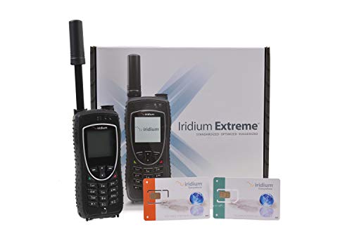 Iridium 9575 Extreme Satellitentelefon mit einem kostenlose Prepaid-SIM-Karte von Iridium